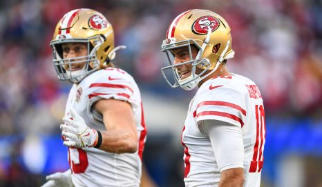 American football players during a game