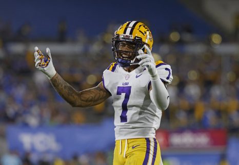 American football player celebrate during a match