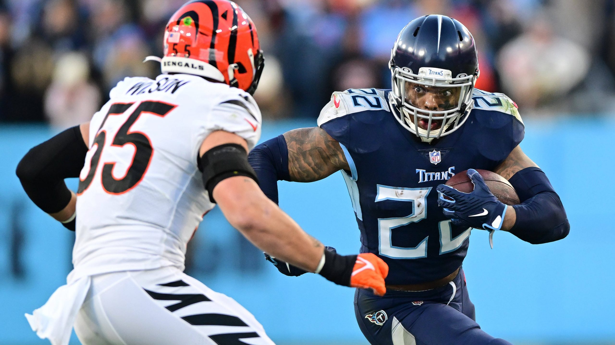 Derrick Henry player prop bets for Titans vs. Packers