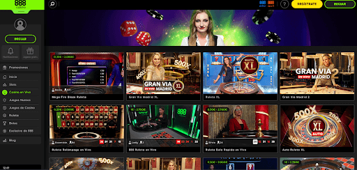 888 Casino en Vivo