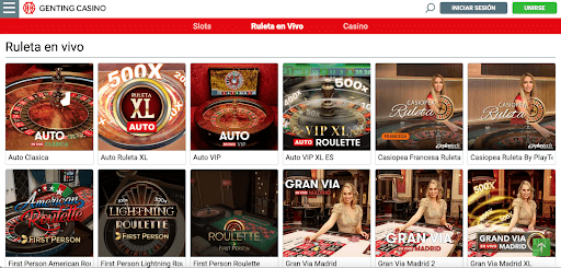 Genting Casino en Vivo