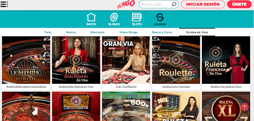 Slingo Casino en Vivo