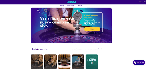 Casumo Casino en Vivo