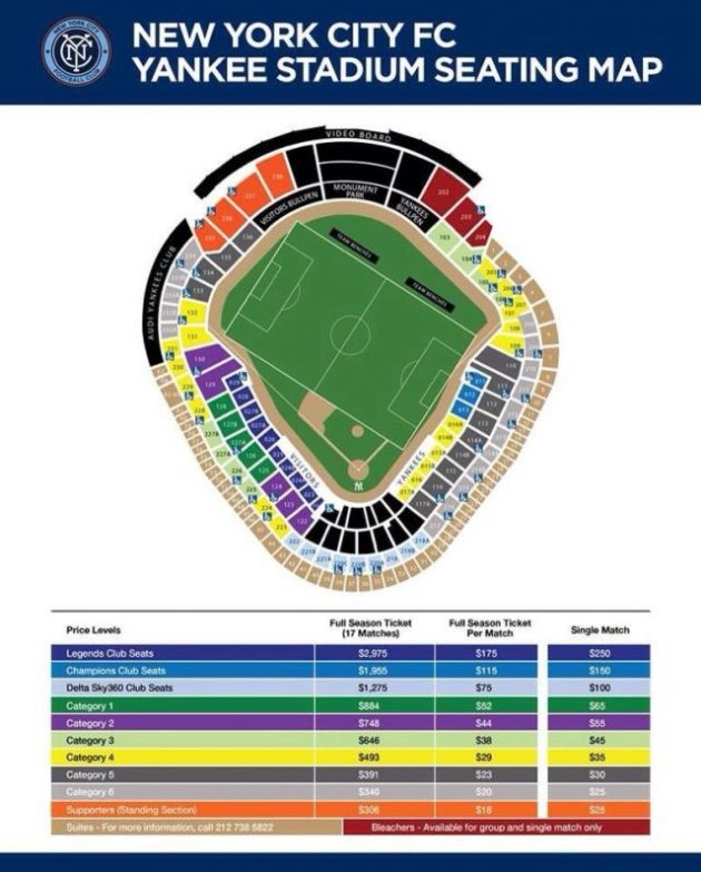 NYCFC release ticket pricing strategy for 2015 season - Compare.bet® News